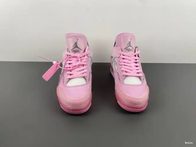 Bmlin Shoes X PINK 4 JORDAN OFF-WHITE 0613
